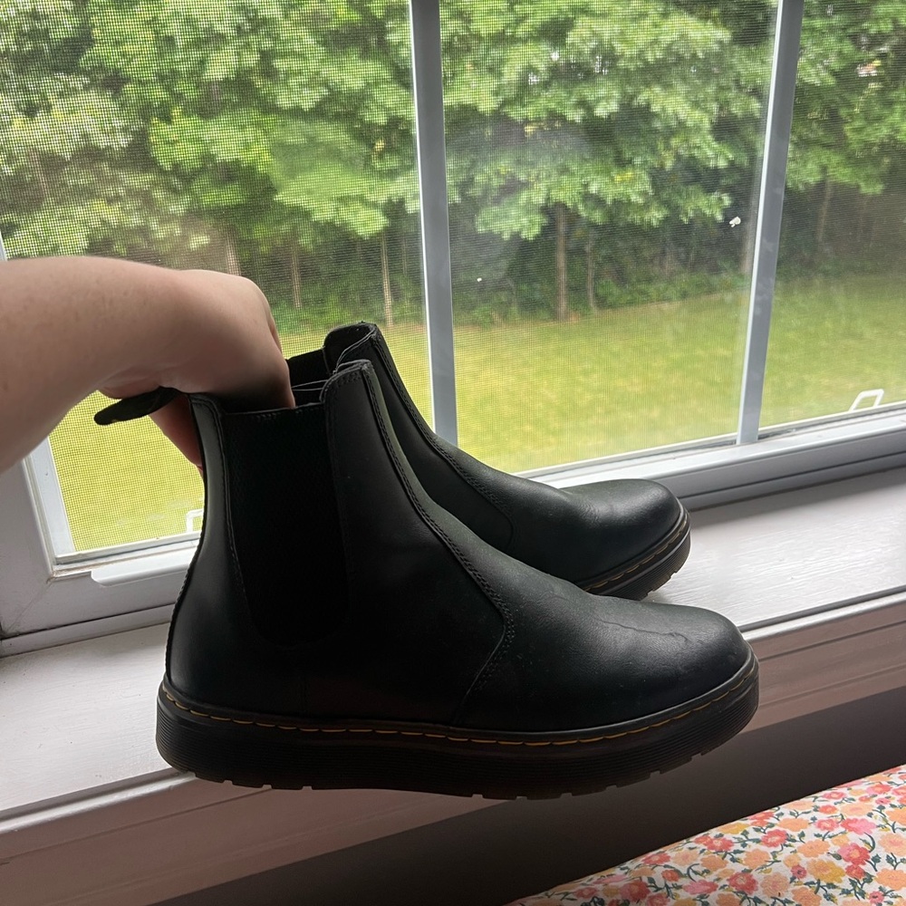 Dr. Martens Black Chelsea Ankle Boots